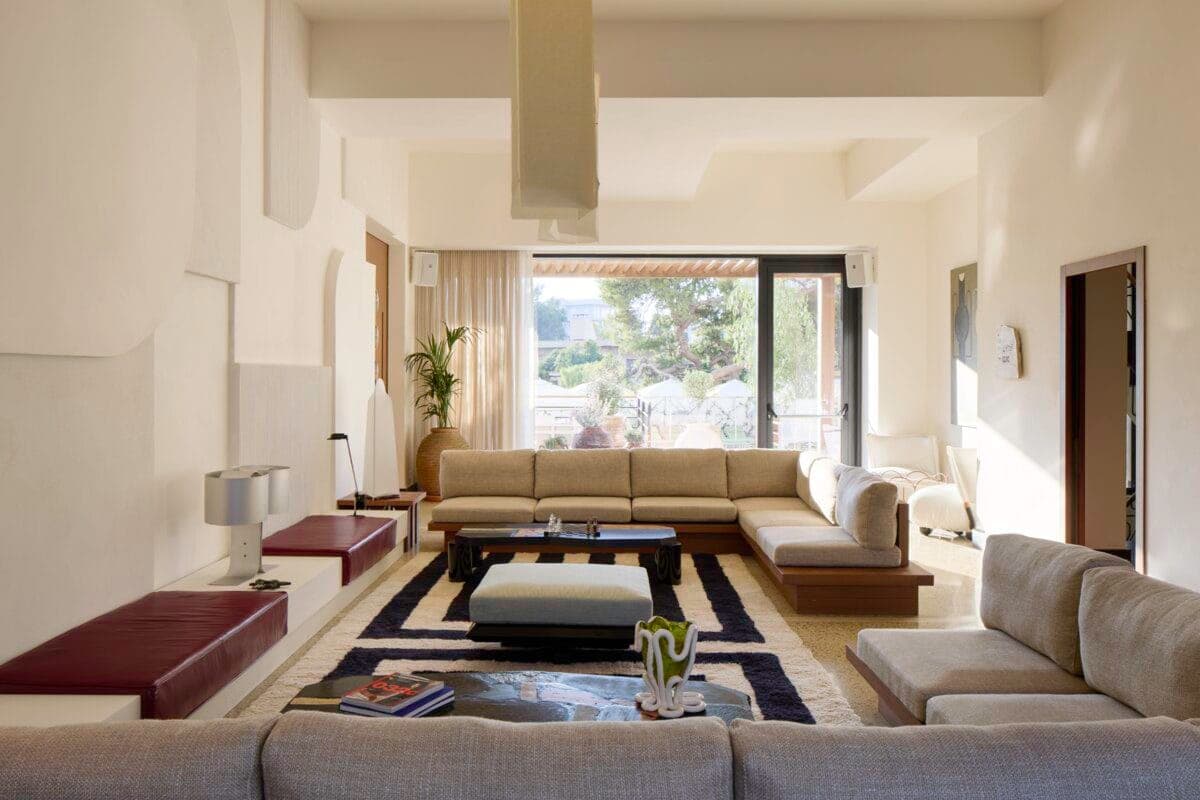 Lobby seating area