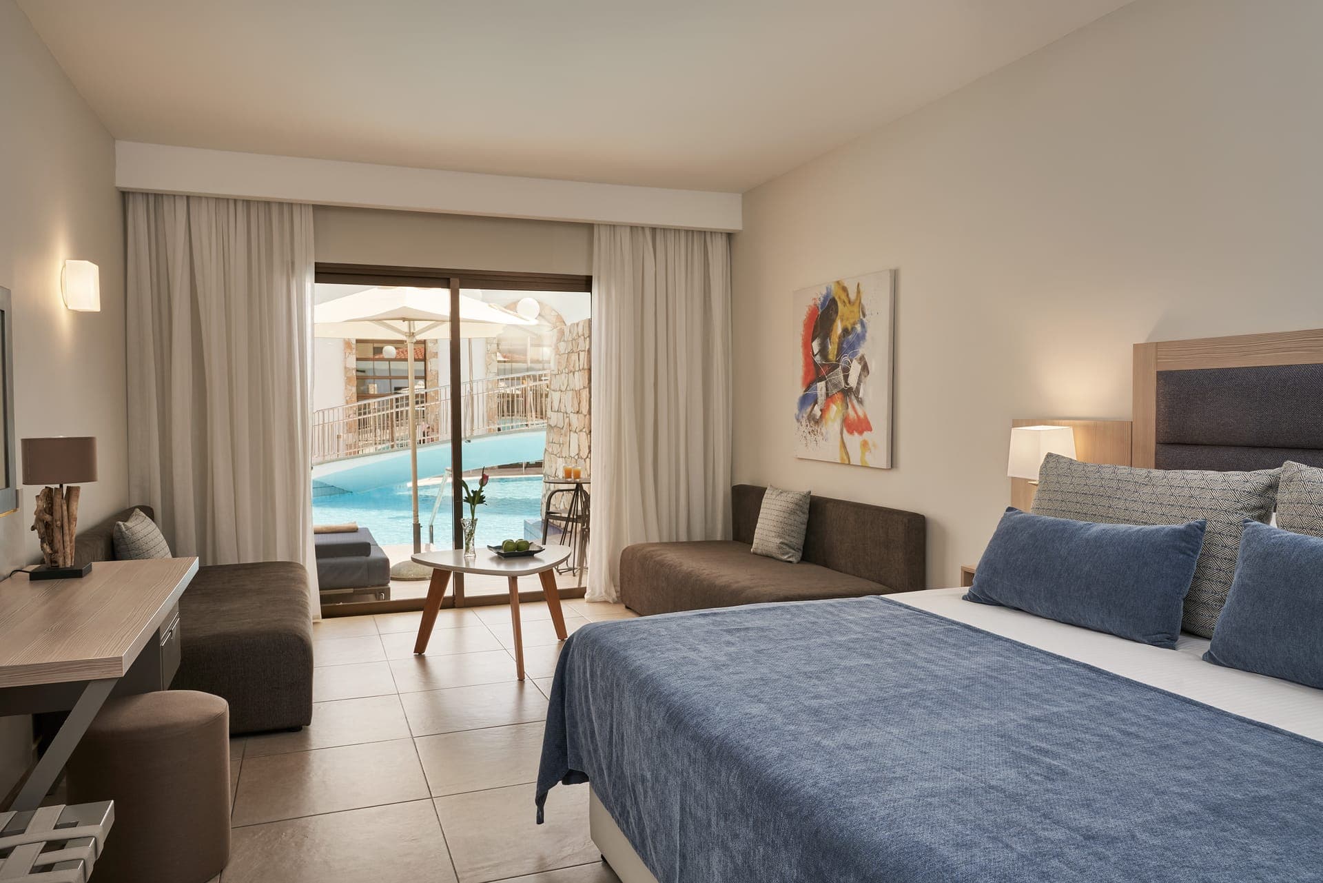 Premium Double Room with Direct Pool Access