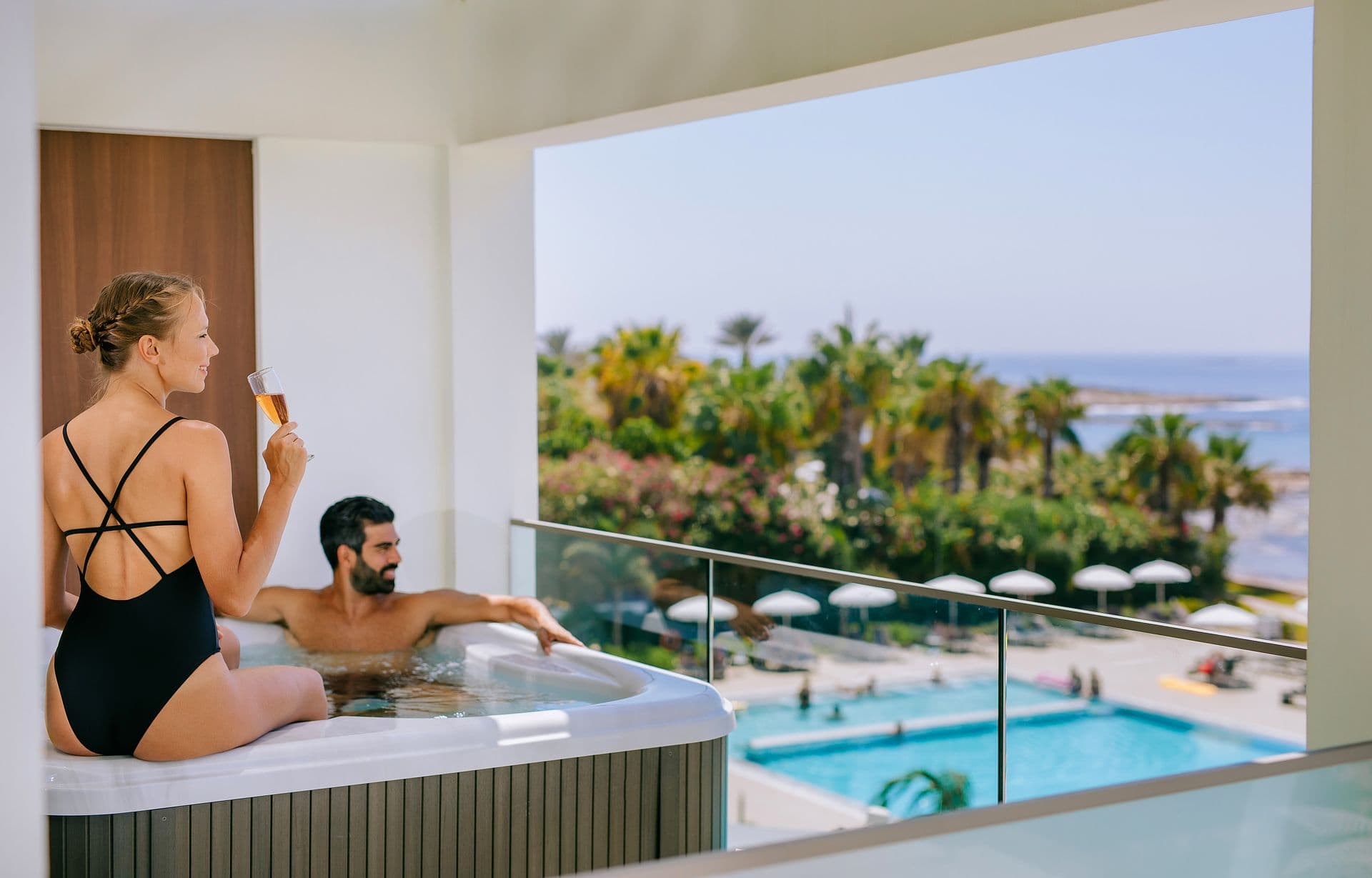 Junior Suite with Sea View and Private Outdoor Hot Tub