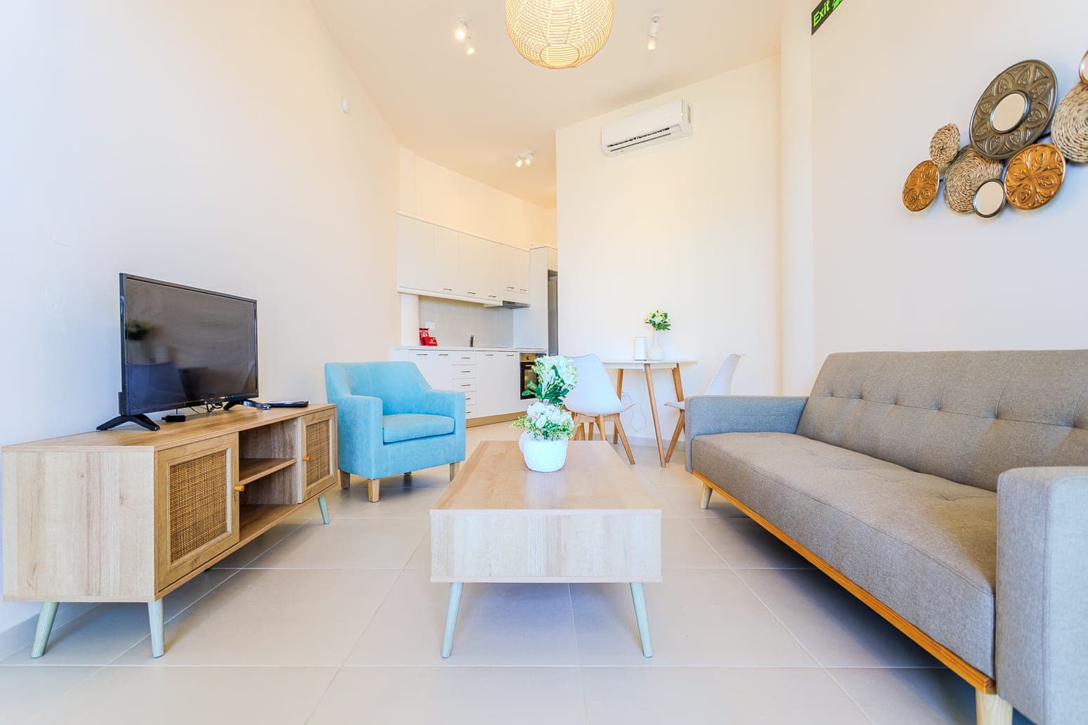 Open plan living space
