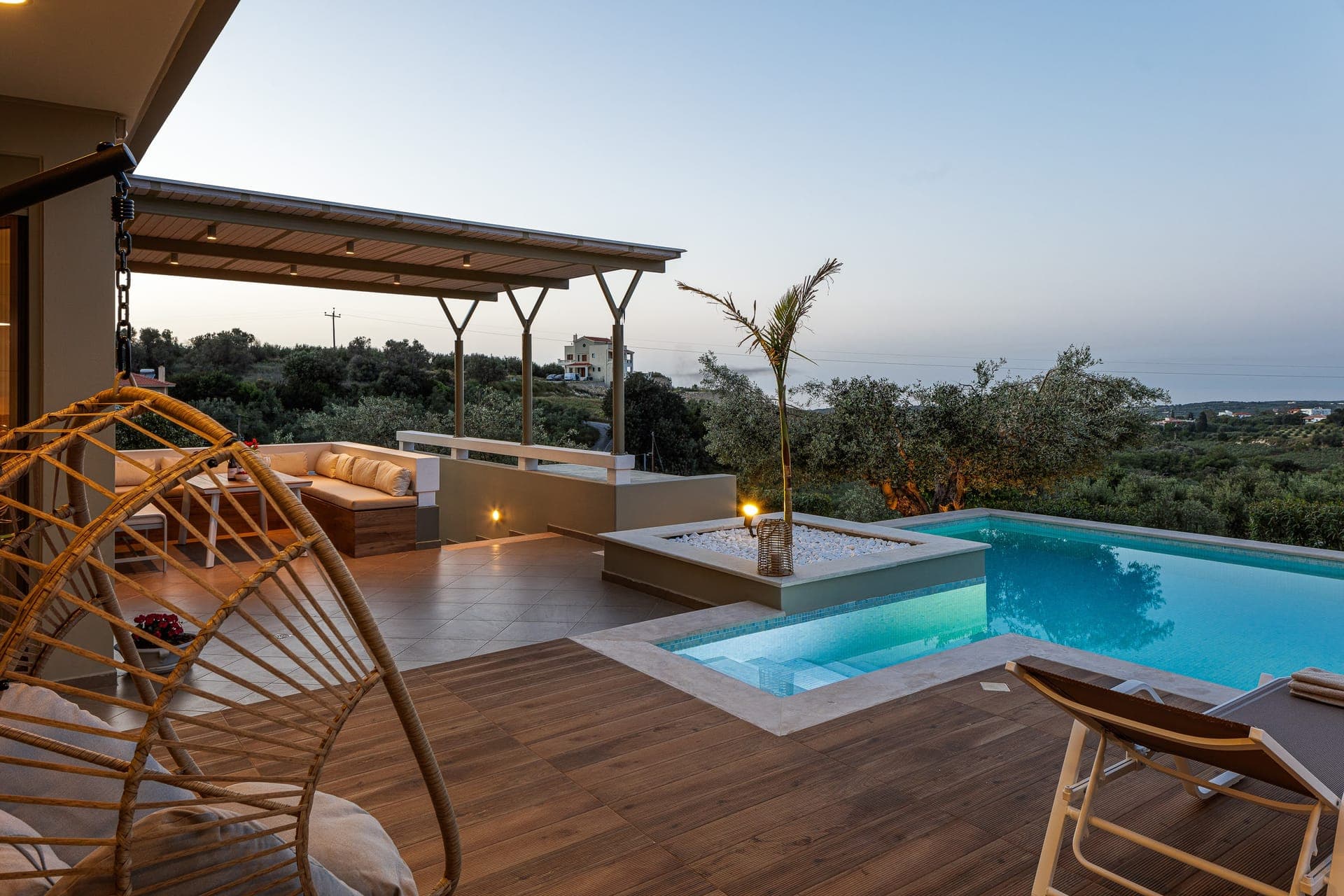 3 Bedroom | Rizes Villa with Jacuzzi & Heated Pool | Agia Triada | Rethymno