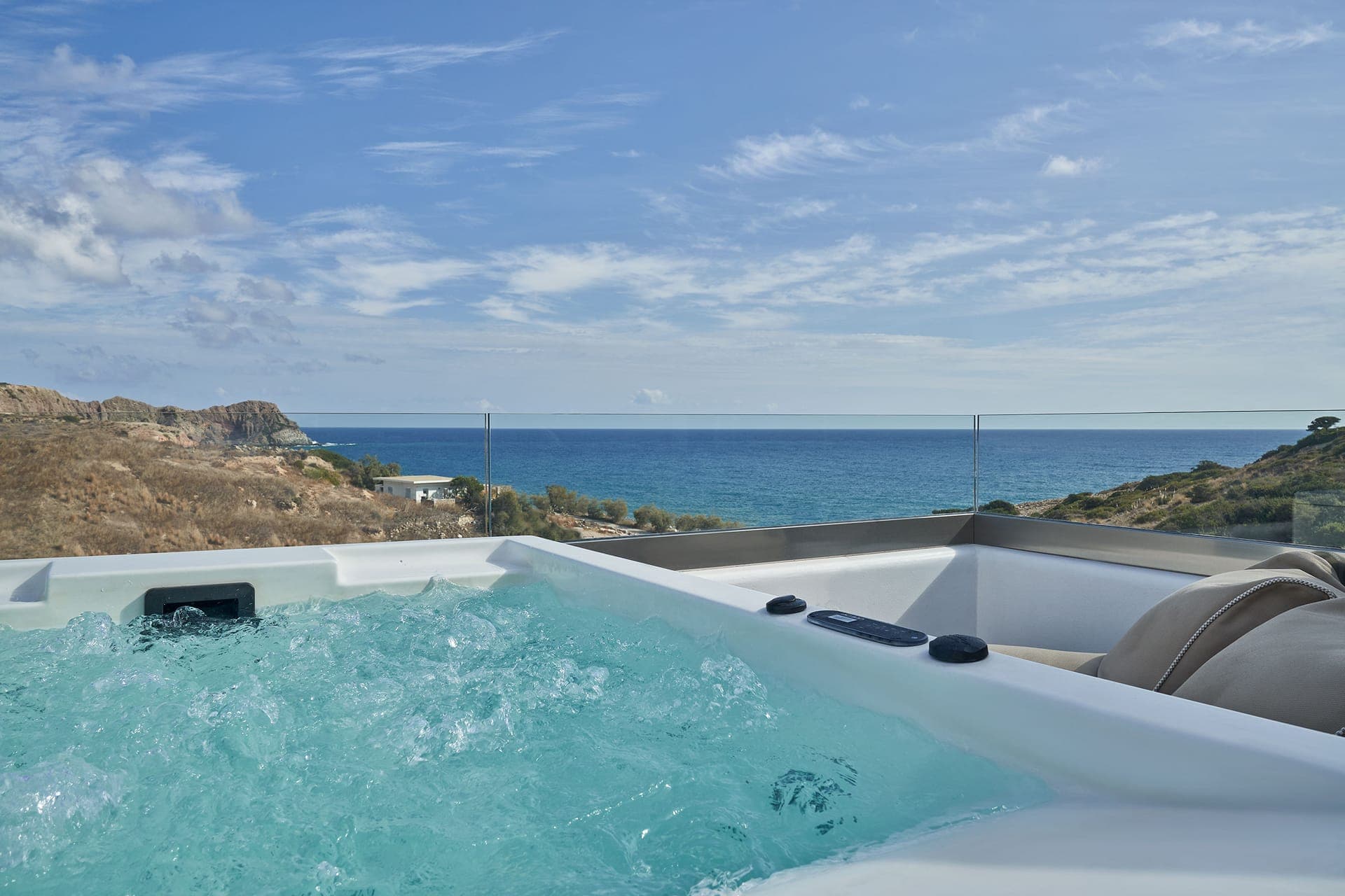 Double Deluxe Suite with outdoor private heated jetted tub
