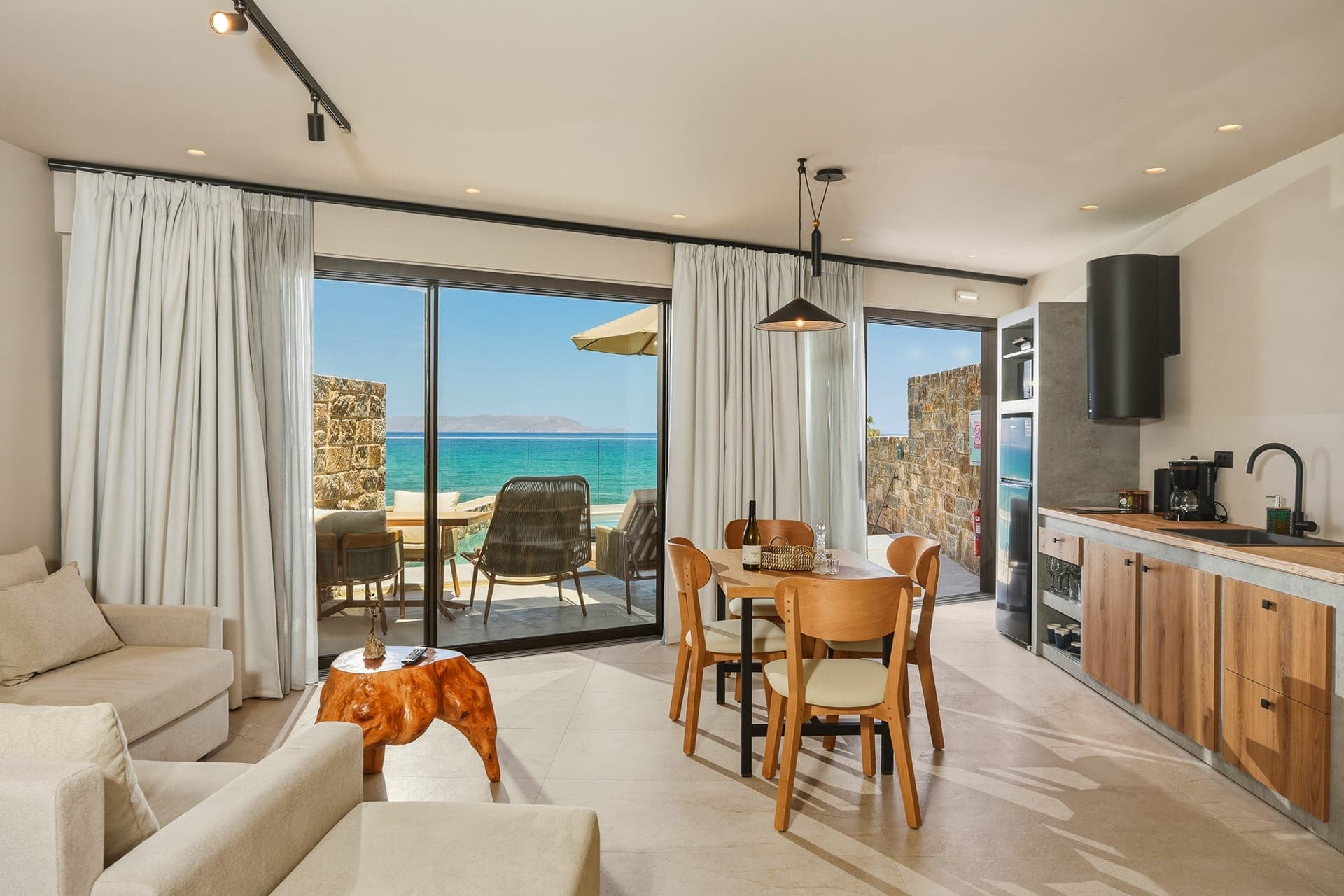 Seafront One Bedroom Cave Suite with Private Pool