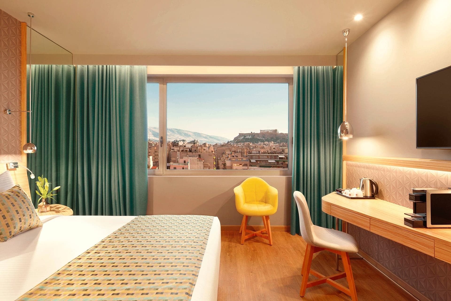 Executive Double Acropolis View