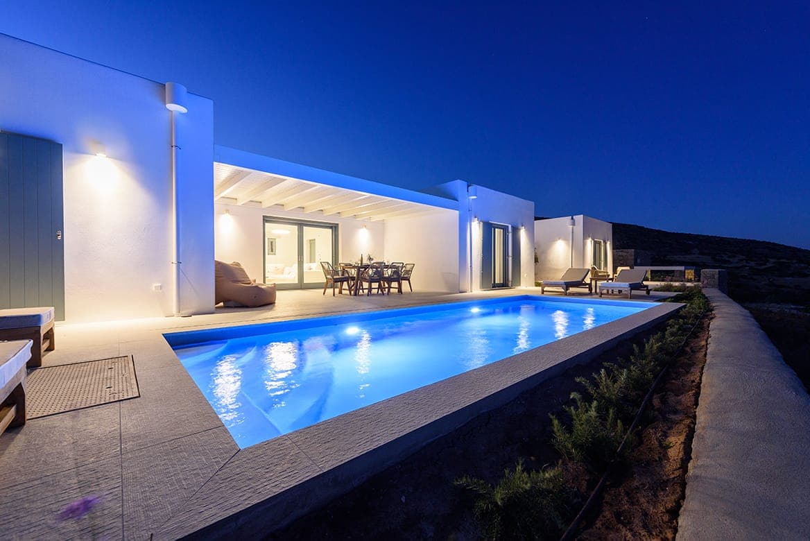 White Villa Private Pool & Sea View